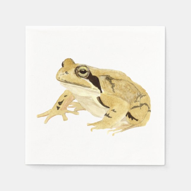 Servilleta De Papel Wood Frog (Anverso)