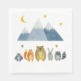 Servilleta De Papel Woodland Adventure Night Sky Fiestas Napkins