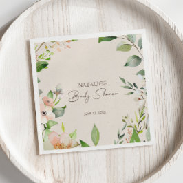 Servilleta De Papel Woodland Animals Boho Baby Shower