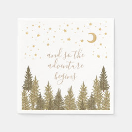 Servilleta De Papel Woodland Baby Shower