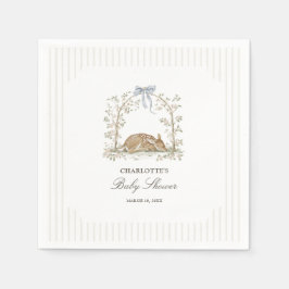 Servilleta De Papel Woodland Dreams Fawn Cottage Baby Shower