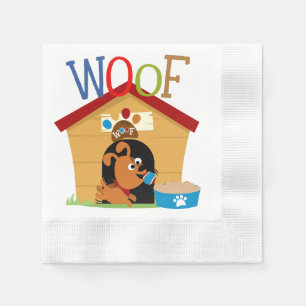 Servilleta De Papel Woof Dog