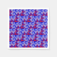 Word Art USA Mensajes de texto,NAPKINS FIESTA DE P