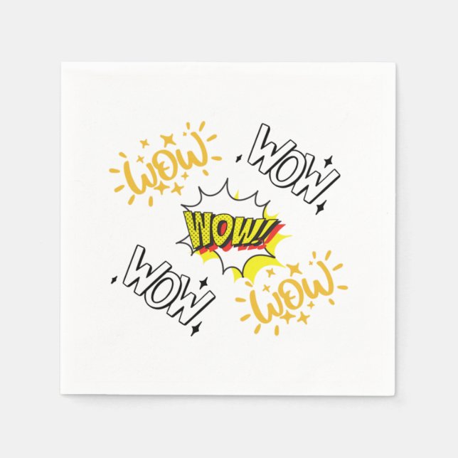 Servilleta De Papel Wow Camisa de día libre Esencial (Anverso)