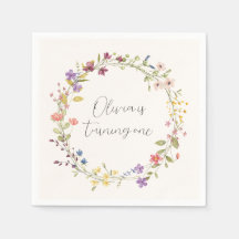 Wreath de flor salvaje de primavera Fiesta de cump