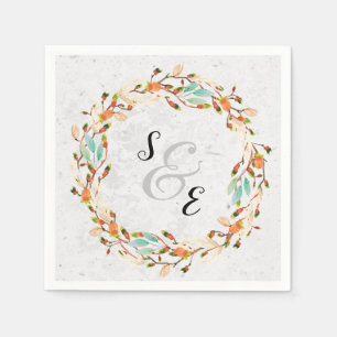 Servilleta De Papel Wreath elegante para todas las ocasiones