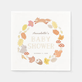 Servilleta De Papel Wreath Fall Baby Shower