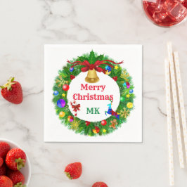 Servilleta De Papel Wreath, Navidades del autismo