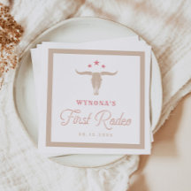 WYNONA Cowgirl Rosa Primera fiesta de cumpleaños d