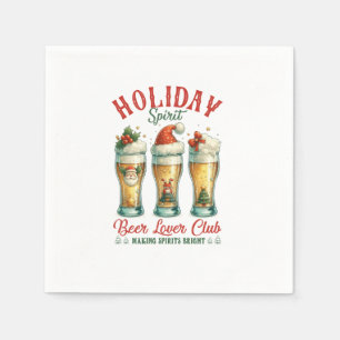 Servilleta De Papel Xmas Gift Beer Lover Club