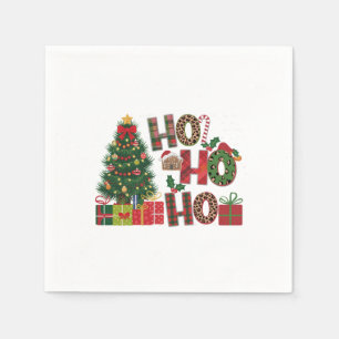 Servilleta De Papel Xmas Gift Ho Ho