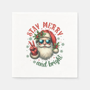 Servilleta De Papel Xmas Gift Stay Merry
