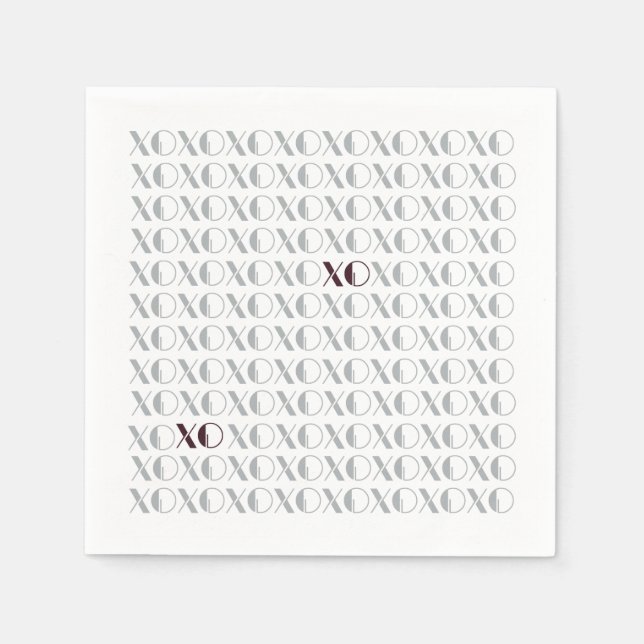 SERVILLETA DE PAPEL XOXO (Anverso)