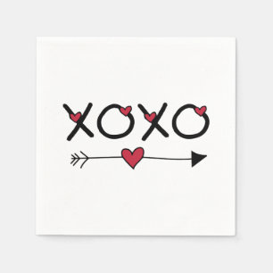 Servilleta De Papel XOXO Valentines