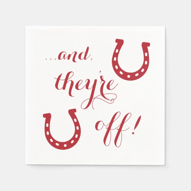 Servilleta De Papel Y están fuera de Derby (Anverso)