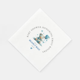 Servilleta De Papel Ya podemos esperar a Blue Teddy Bear