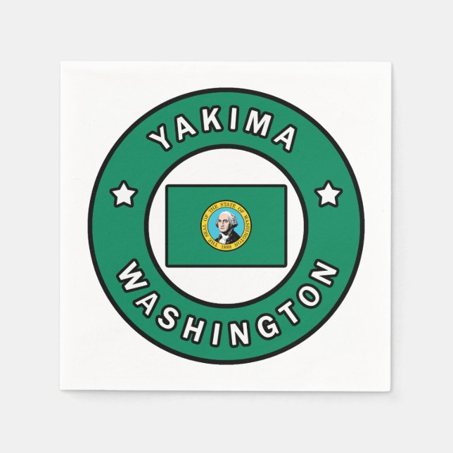 Servilleta De Papel Yakima Washington (Anverso)