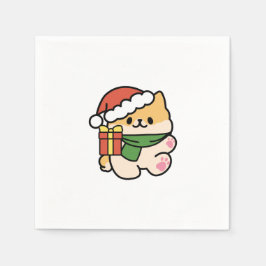 Servilleta De Papel Yappy Howlidays - Personalizado de perros Navidade