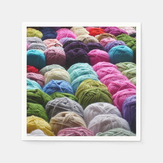 Servilleta De Papel Yarn Napkins (Anverso)