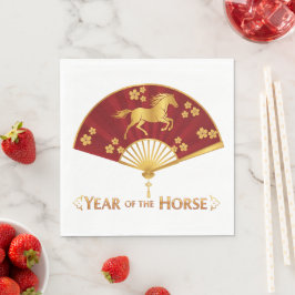 Servilleta De Papel Year of the Horse New Years Eve Party