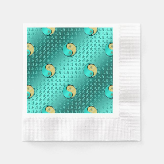 Servilleta De Papel Year of the Metal Dog (Anverso)