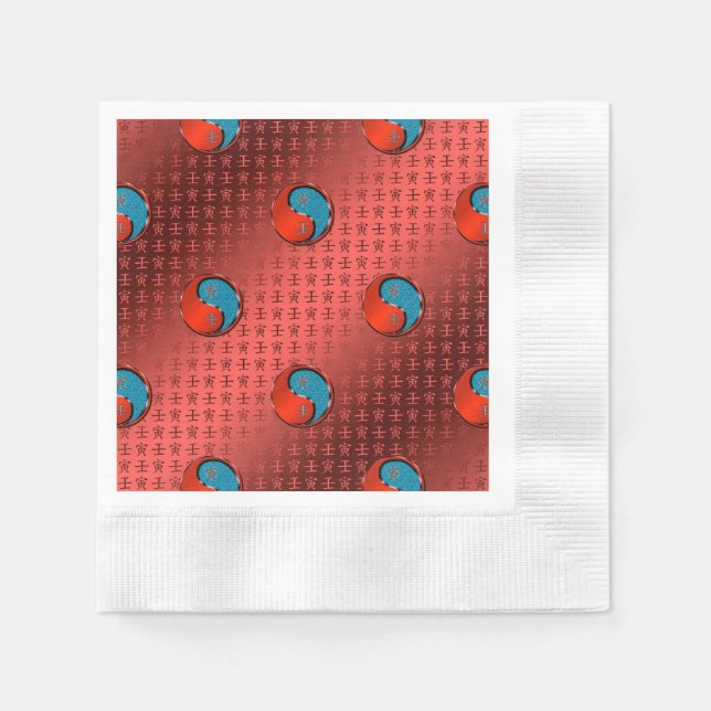 Servilleta De Papel Year of the Water Tiger  (Anverso)
