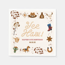 ¡Yee Haw! Partido del cumpleaños del Rodeo de Cowb