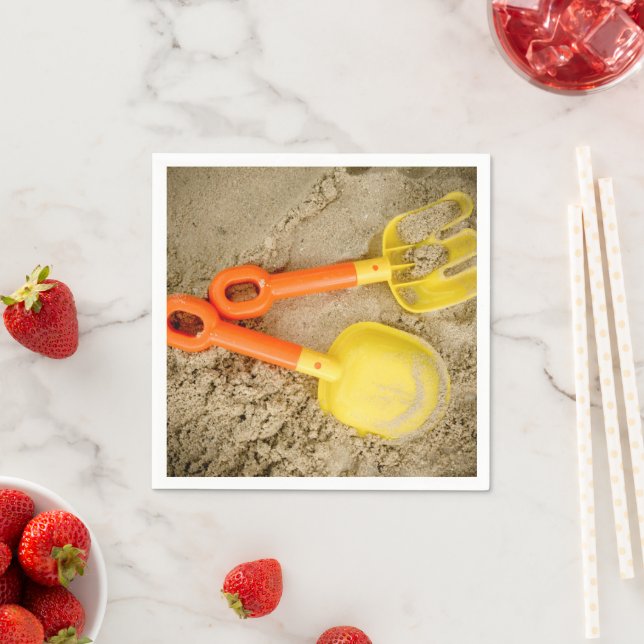 Servilleta De Papel Yellow and Orange Sand Toys (In situ)