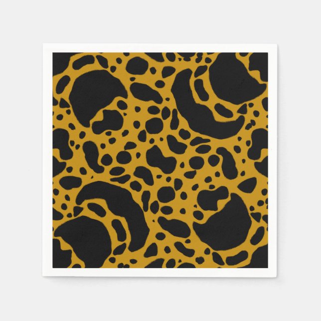 Servilleta De Papel Yellow Poison Dart Frog (Anverso)