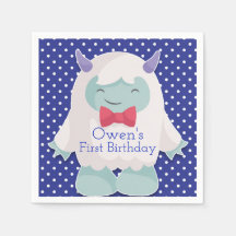 Yeti celebra el abominable cumpleaños de los hombr