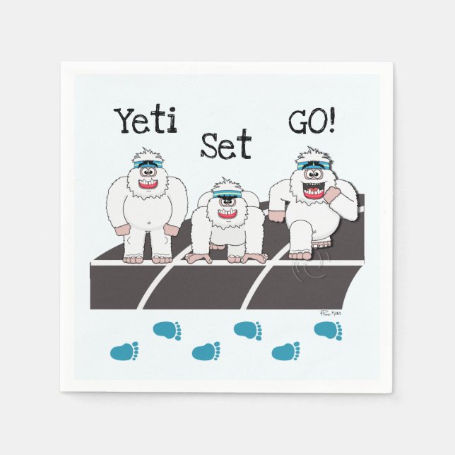 Servilleta De Papel Yeti Set Go Napkins (Anverso)
