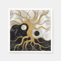 Yin Yang Tree - Marbles y oro