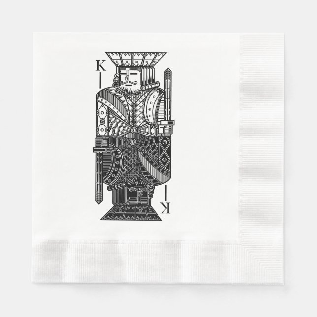 Servilleta De Papel Ying Yang King (Anverso)