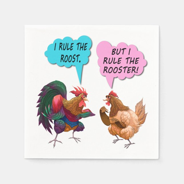 Servilleta De Papel Yo gobierro las servilletas de los costos (Anverso)