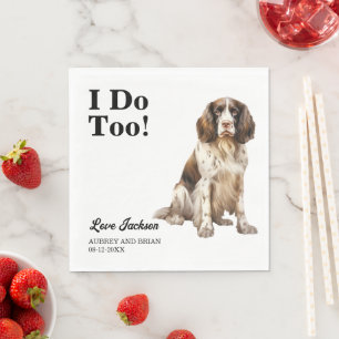 Servilleta De Papel ¡Yo también! English Springer Spaniel Perro Mascot