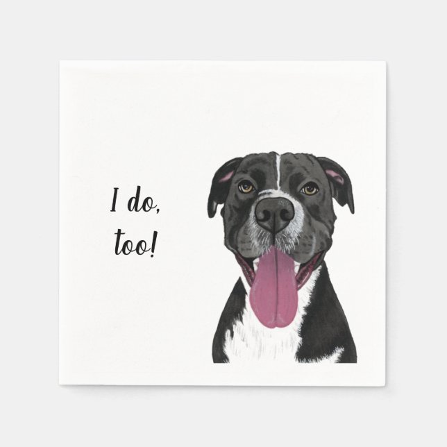 Servilleta De Papel Yo También Hago Las Napkins De Cócteles (Anverso)