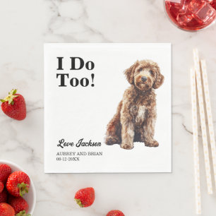 Servilleta De Papel ¡Yo también! Labradoodle Perro Mascota
