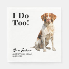 Servilleta De Papel Yo También Lo Hago El Boda Mascota Español Británi