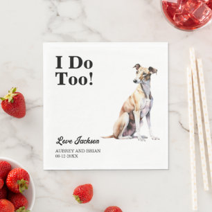 Servilleta De Papel ¡Yo también! Perro galgo mascota