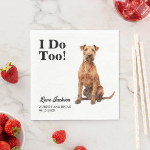 Servilleta De Papel ¡Yo también! Servilletas de perro Terrier Irlandés