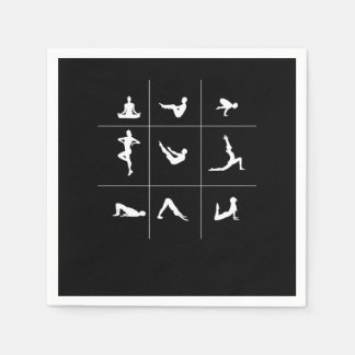 Servilleta De Papel Yoga Budismo Asana Meditación Regalo Espiritual Ze