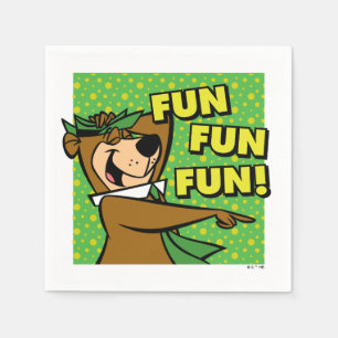 Servilleta De Papel Yogi Bear Fun Fun Fun