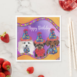 Servilleta De Papel Yorkie Poo 