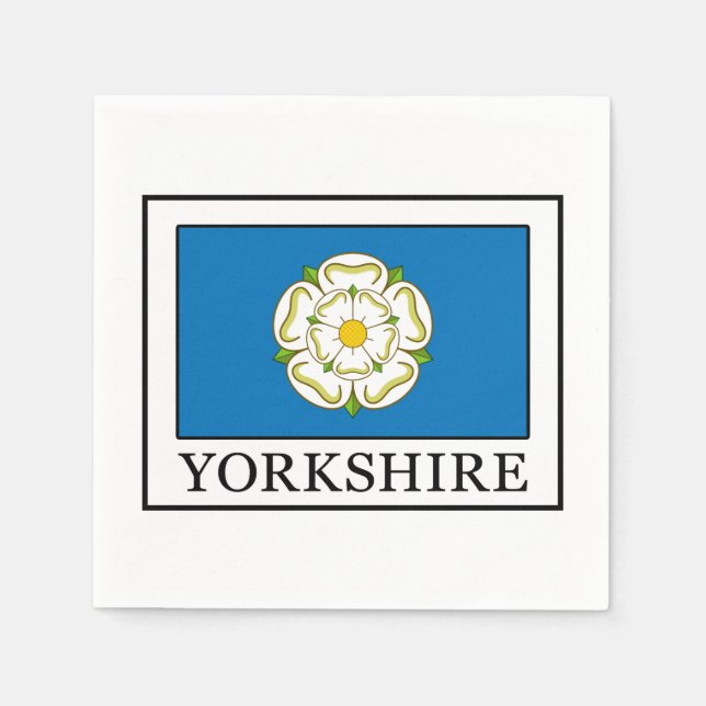 Servilleta De Papel Yorkshire County England (Anverso)