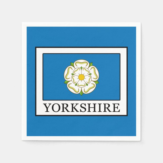 Servilleta De Papel Yorkshire County England (Anverso)