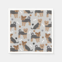 Yorkshire Terrier Paws and Bones Yorkie Dog
