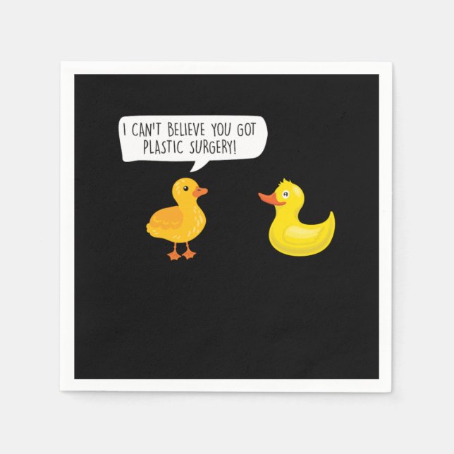 Servilleta De Papel You Got Plastic Surgery Cosmetic Surgeon Gift (Anverso)