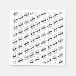 Servilleta De Papel Your Logo Simple Repeating Diagonal Pattern