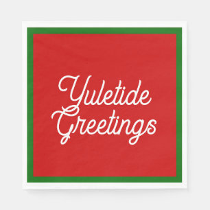 Servilleta De Papel Yuletide Greetings Napkins