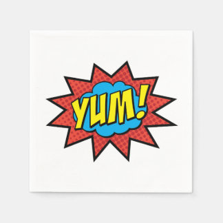 Servilleta De Papel YUM Cocktail Napkin Red
